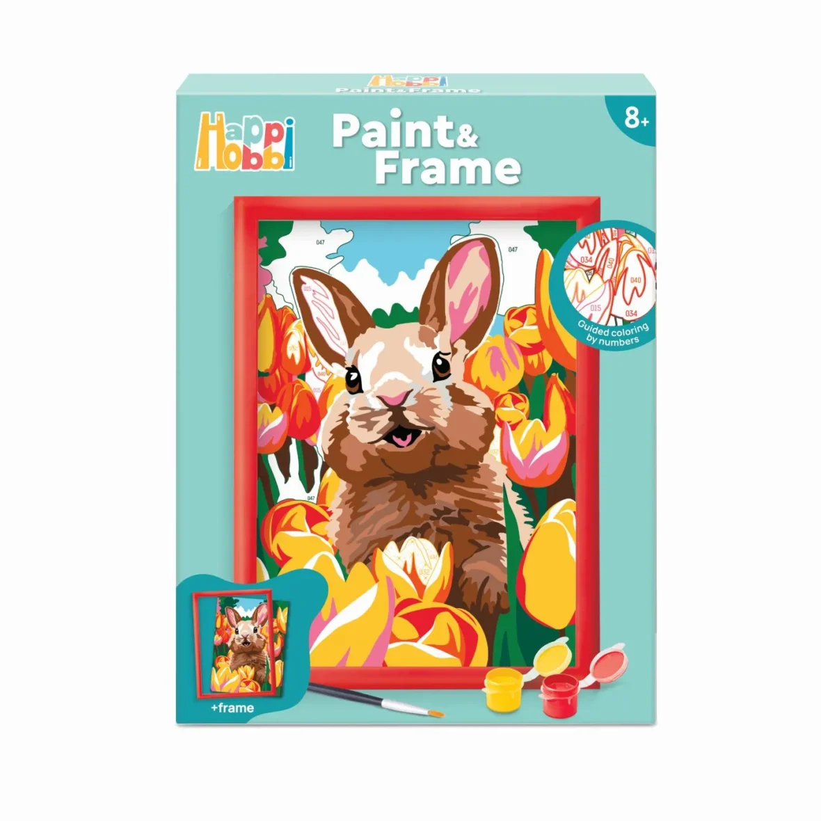 HAPPI HOBBI PICTEAZA SI INRAMEAZA IEPURAS VESEL