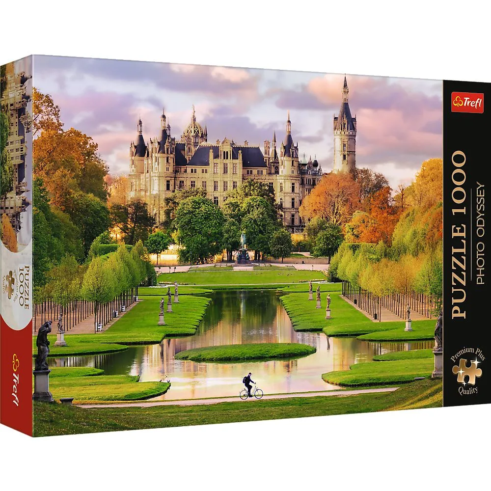 PUZZLE TREFL 1000 PREMIUM PLUS PHOTO ODYSSEY CASTELUL SCHWERIN GERMANIA