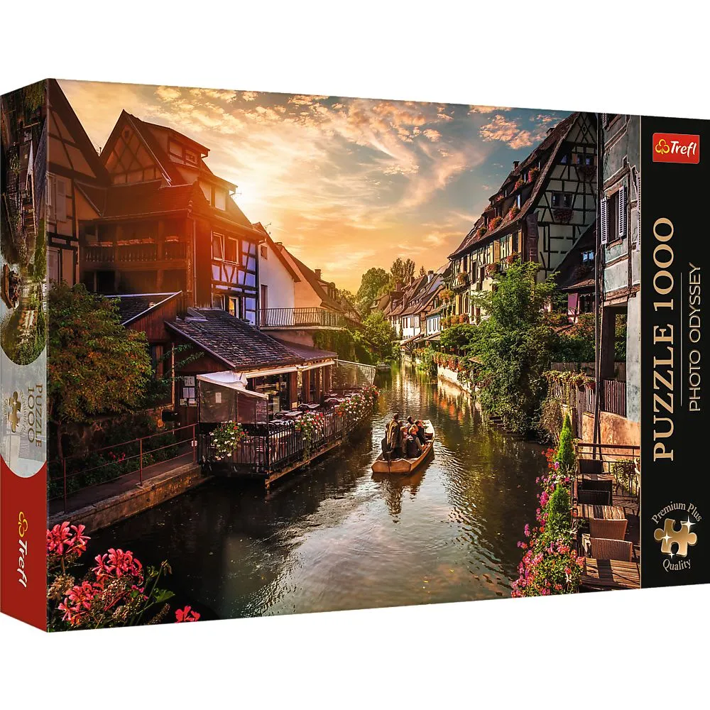 PUZZLE TREFL 1000 PREMIUM PLUS PHOTO ODYSSEY MICA VENETIE DIN COLMAR FRANTA