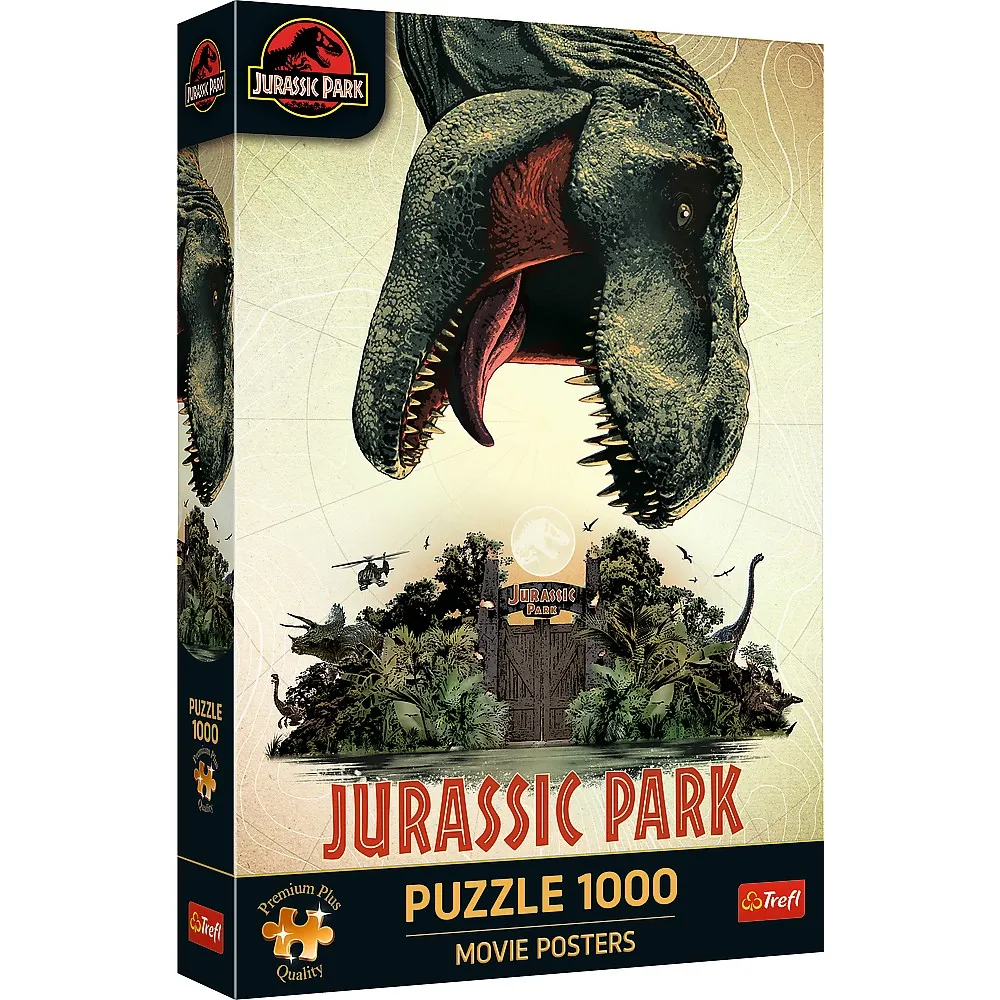 PUZZLE TREFL 1000 PREMIUM PLUS JURASSIC PARK