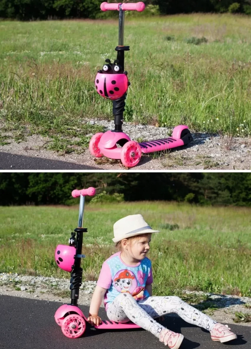 TROTINETA MALPLAY BUBURUZA TIP SCOOTER ROZ