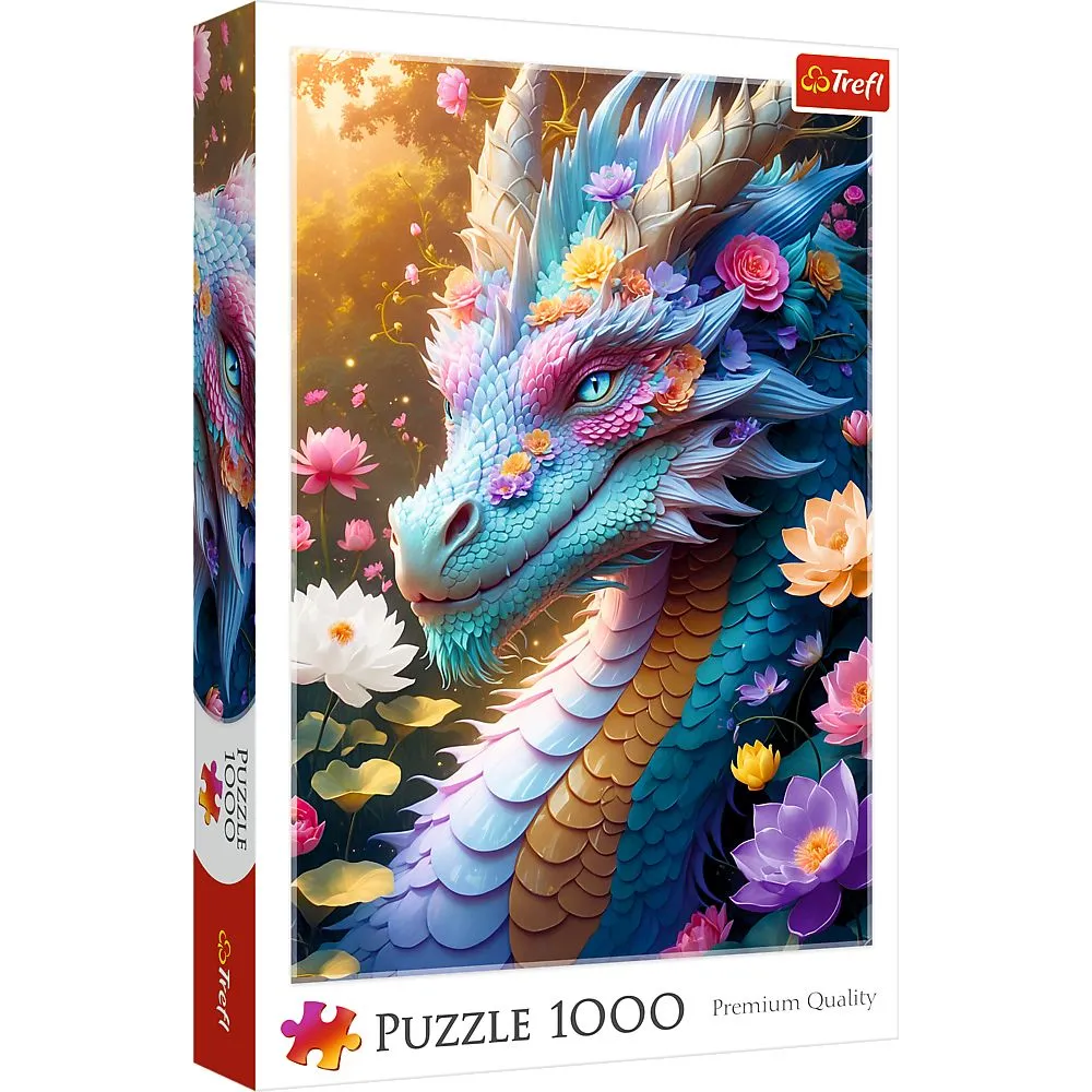 PUZZLE TREFL 1000 DRAGONUL COLORAT