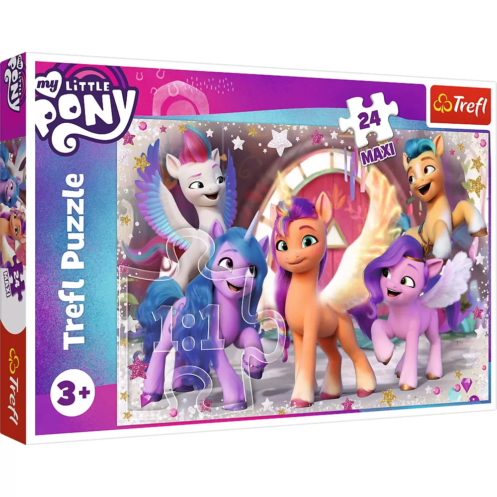 PUZZLE TREFL 24 MAXI MY LITTLE PONY – BUCURIA PONEILOR
