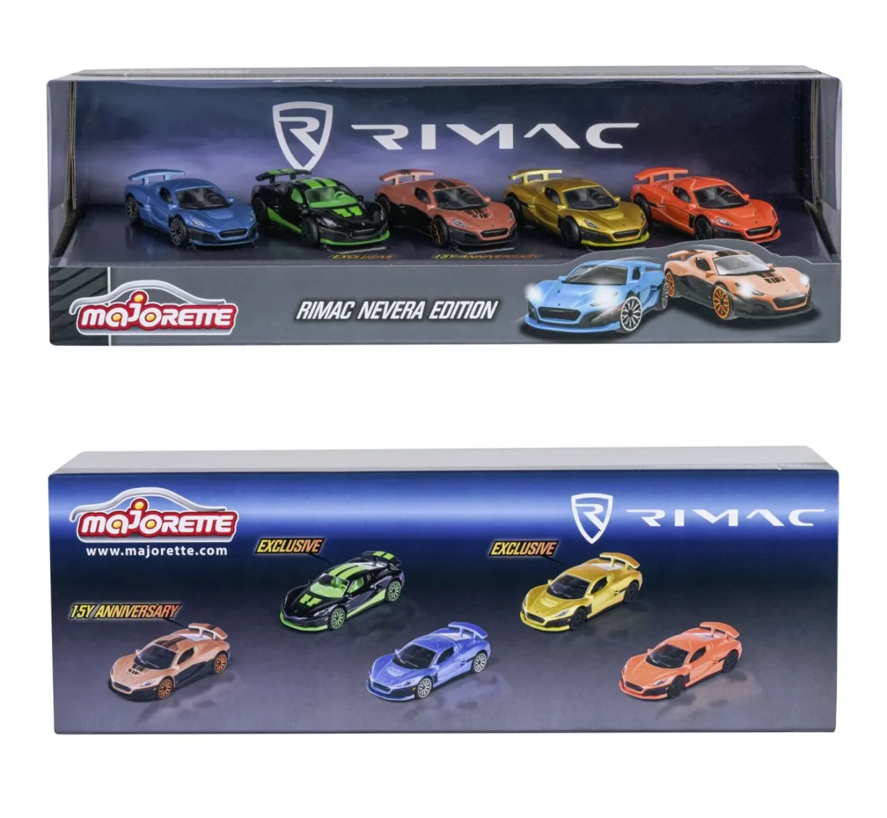 MAJORETTE SET 5 MASINUTE RIMAC NEVERA EDITION GIFTPACK