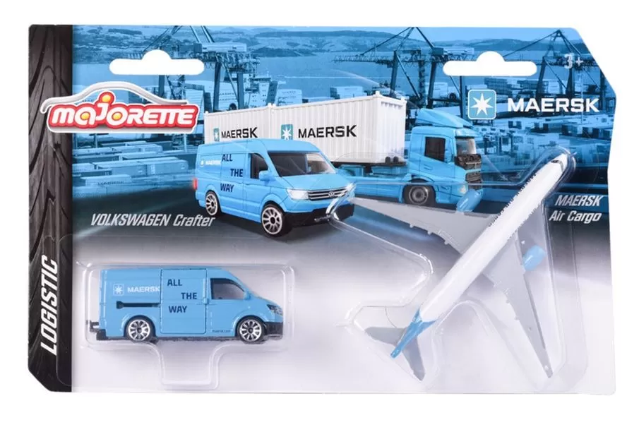 MAJORETTE TRANSPORTOR MAERSK VOLKSWAGEN