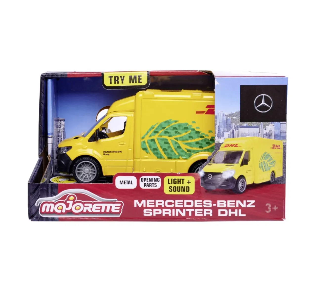 MAJORETTE TRANSPORTOR MERCEDES BENZ DHL