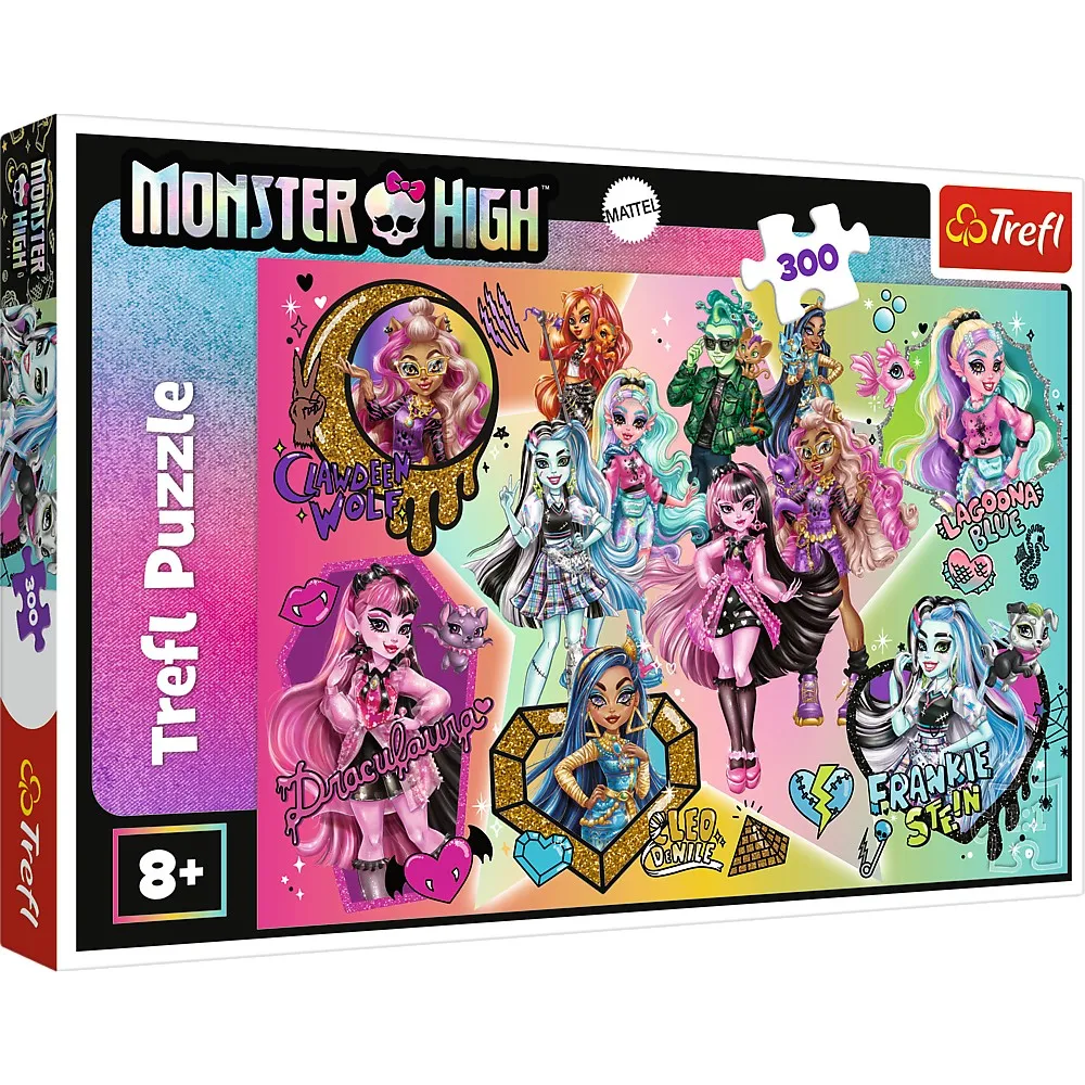 PUZZLE TREFL 300 MONSTER HIGH ZOMBI IN TOP