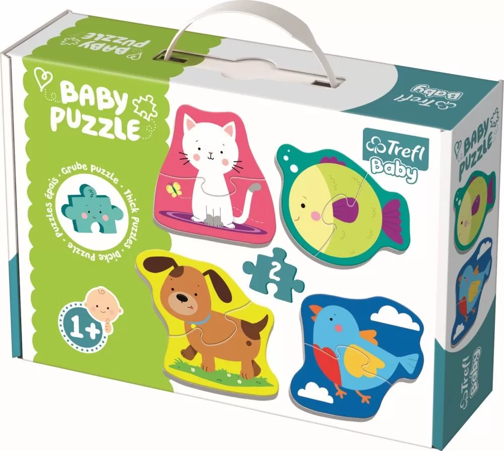 PUZZLE TREFL BABY CLASIC ANIMALE 8 PIESE