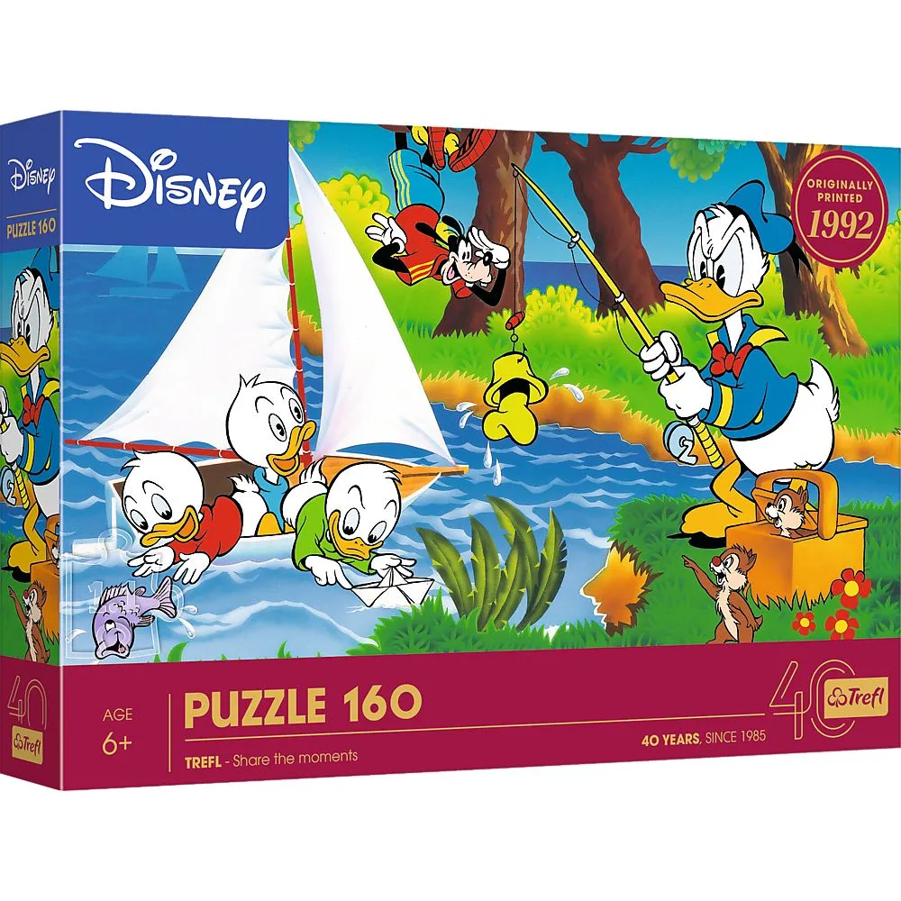 PUZZLE TREFL 160 DONALD DUCK AVENTURA PE LAC