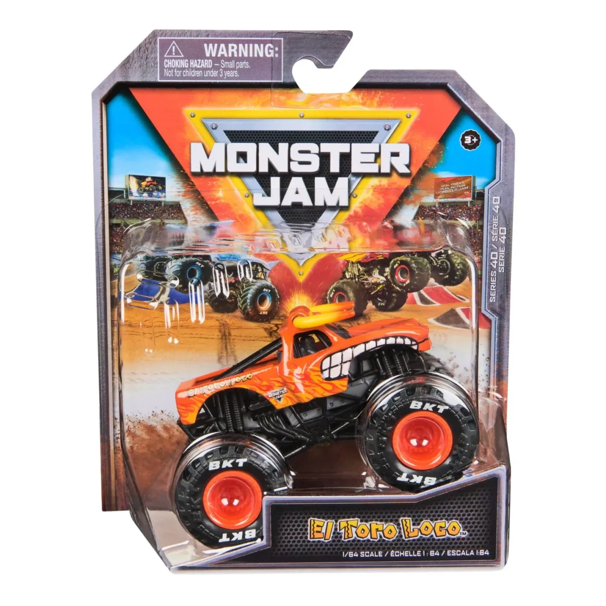 MONSTER JAM MASINUTA METALICA EL TORO LOCO SCARA 1 LA 64