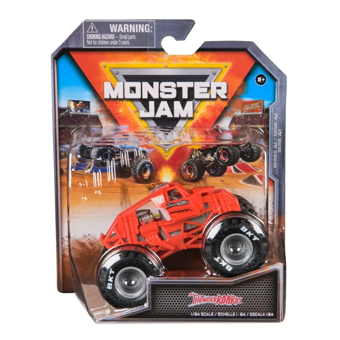 MONSTER JAM MASINUTA METALICA THUNDER ROARUS SCARA 1 LA 64
