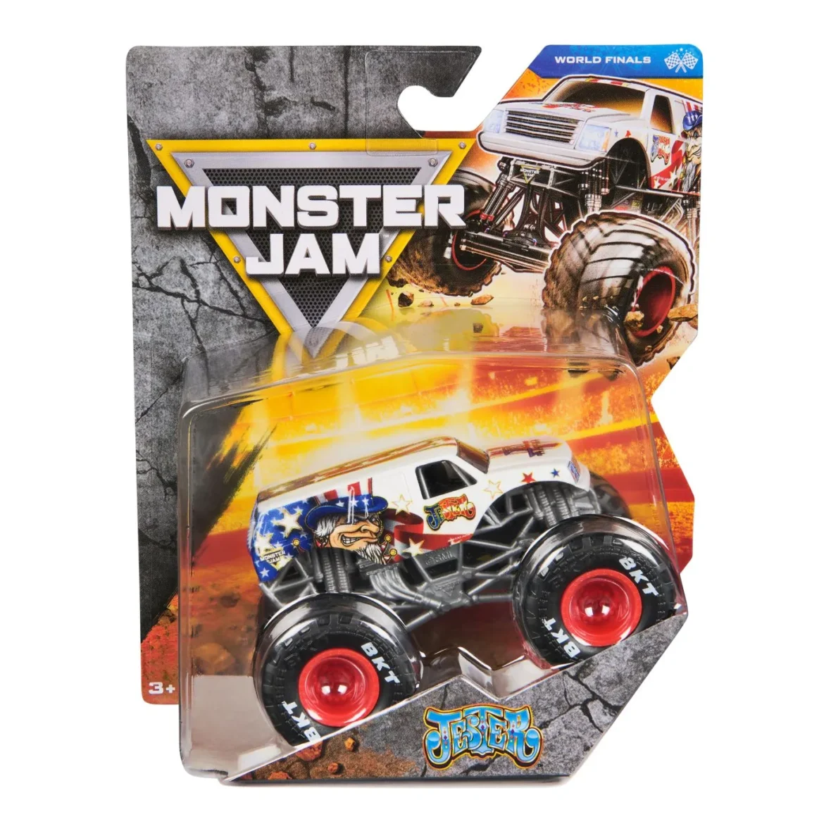 MONSTER JAM MASINUTA METALICA JESTER SCARA 1 LA 64