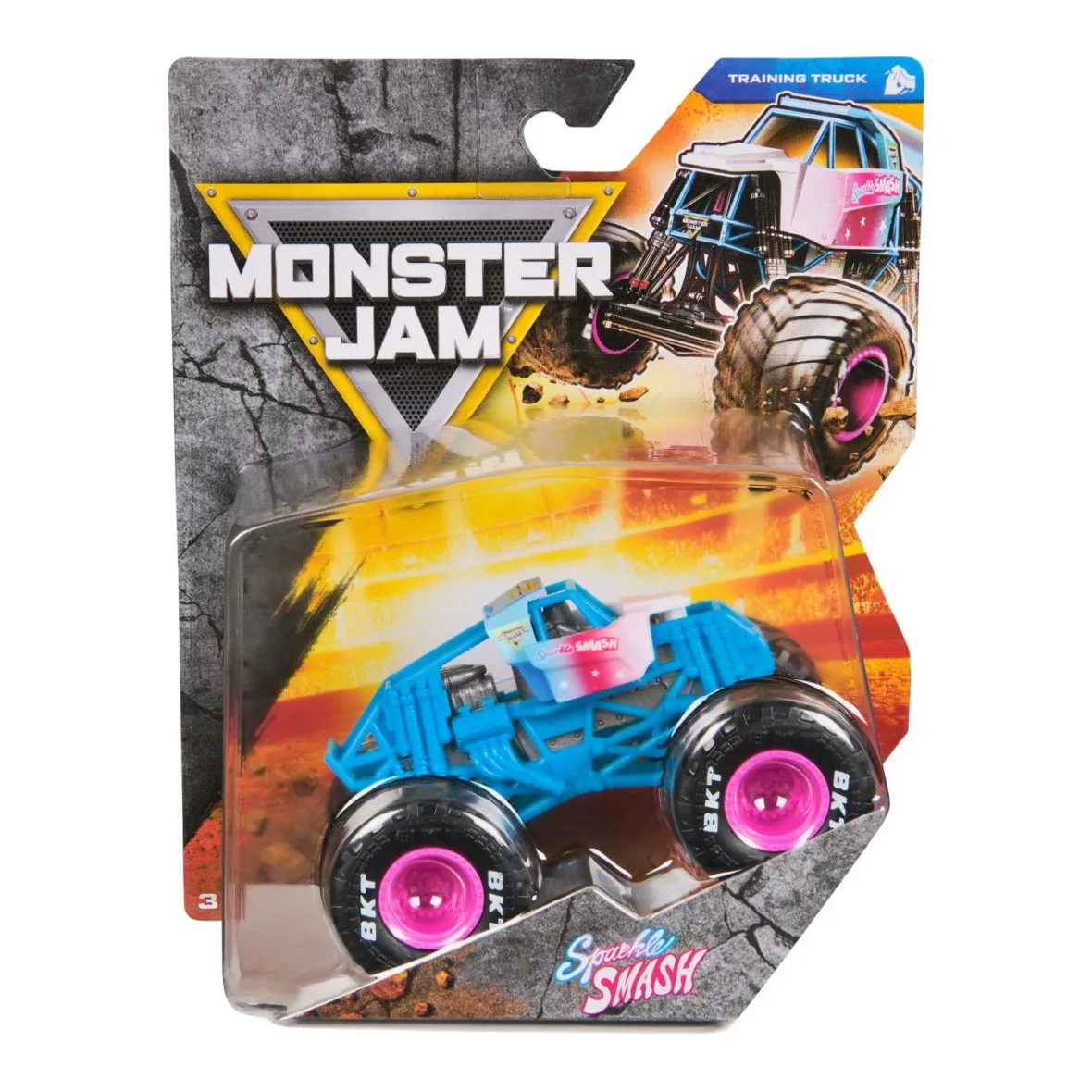 MONSTER JAM MASINUTA METALICA SPARKLE SMASH SCARA 1 LA 64