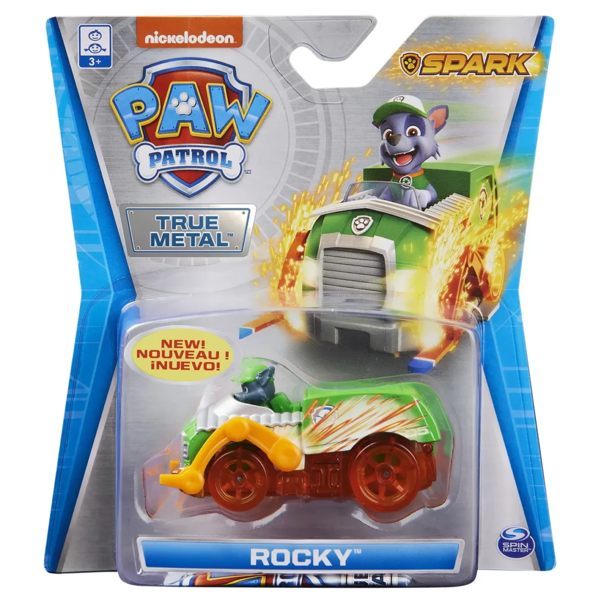 PATRULA CATELUSILOR MACHETA METALICA SPARK ROCKY