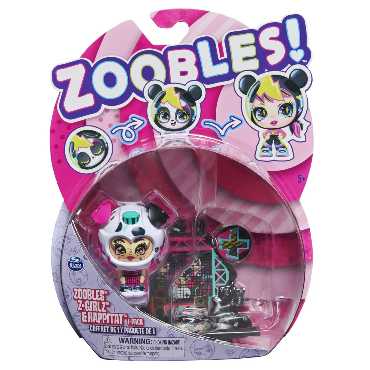 ZOOBLES Z-GIRLZ FIGURINA DE TRANSFORMARE FETITA CATELUSA
