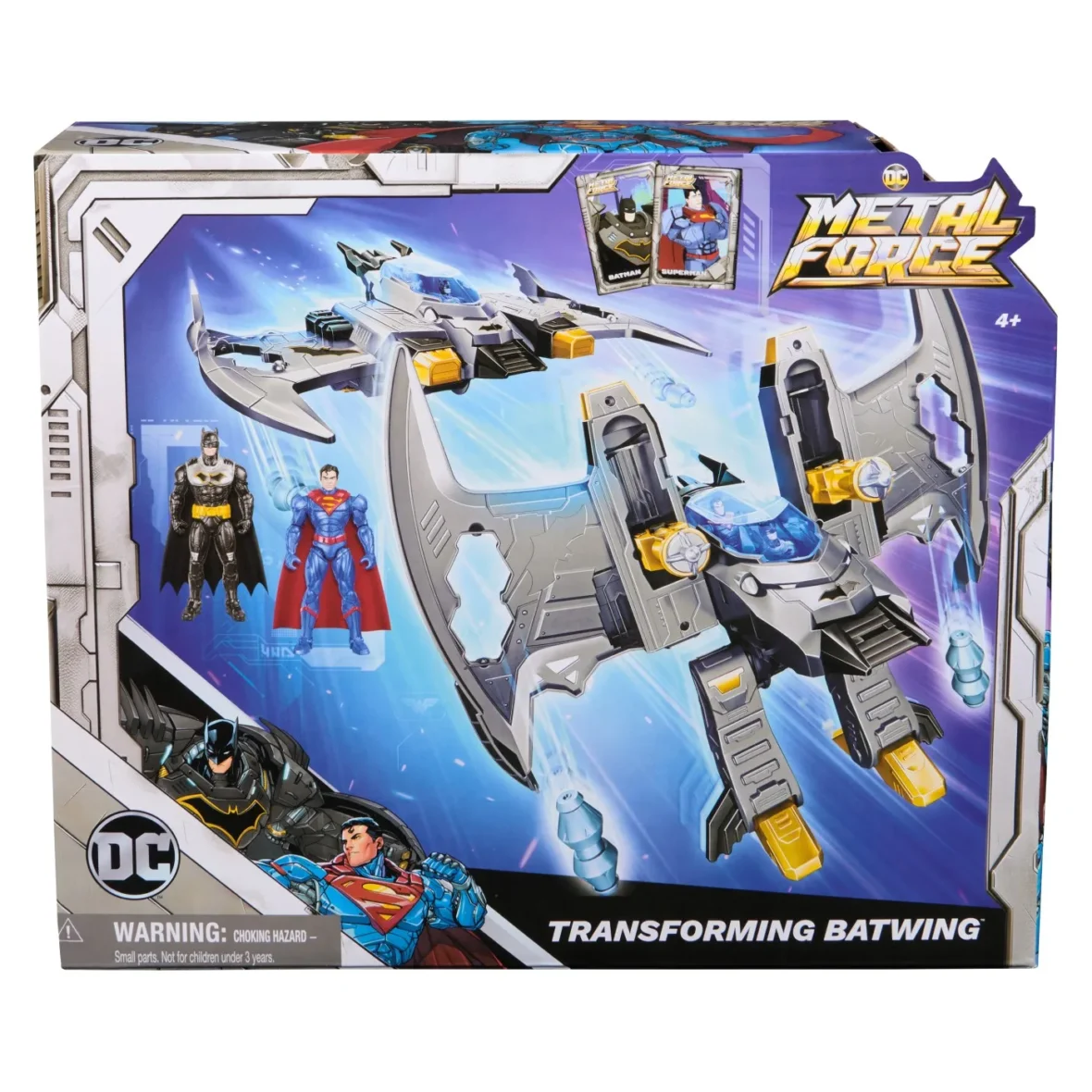 BATMAN DC METAL FORCE BATWING TRANSFORMABIL