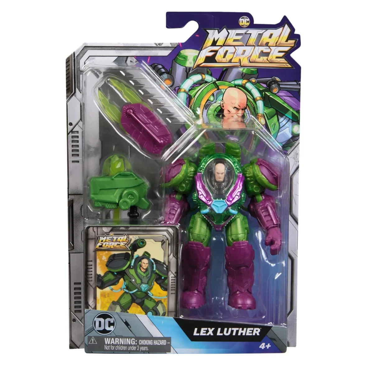 BATMAN DC EROII METAL FORCE FIGURINA LEX LUTHER 10CM