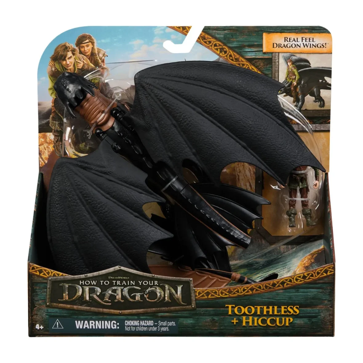 CUM SA ITI DRESEZI DRAGONUL SET DRAGON TOOTHLESS SI FIGURINA VIKING HICCUP