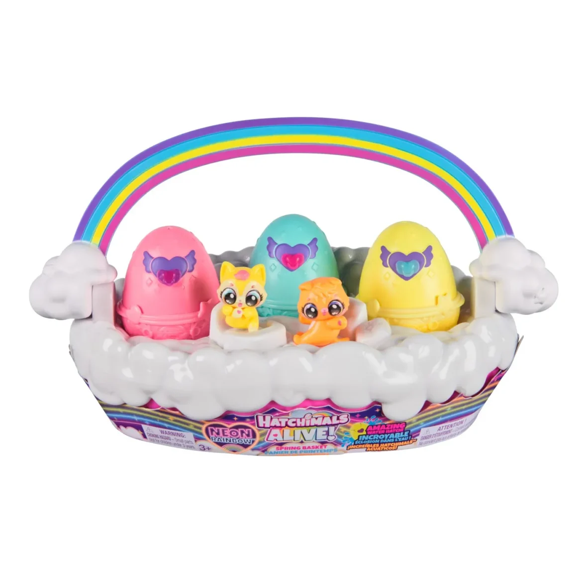 HATCHIMALS ALIVE NEON RAINBOW SET COSULET DE OUA
