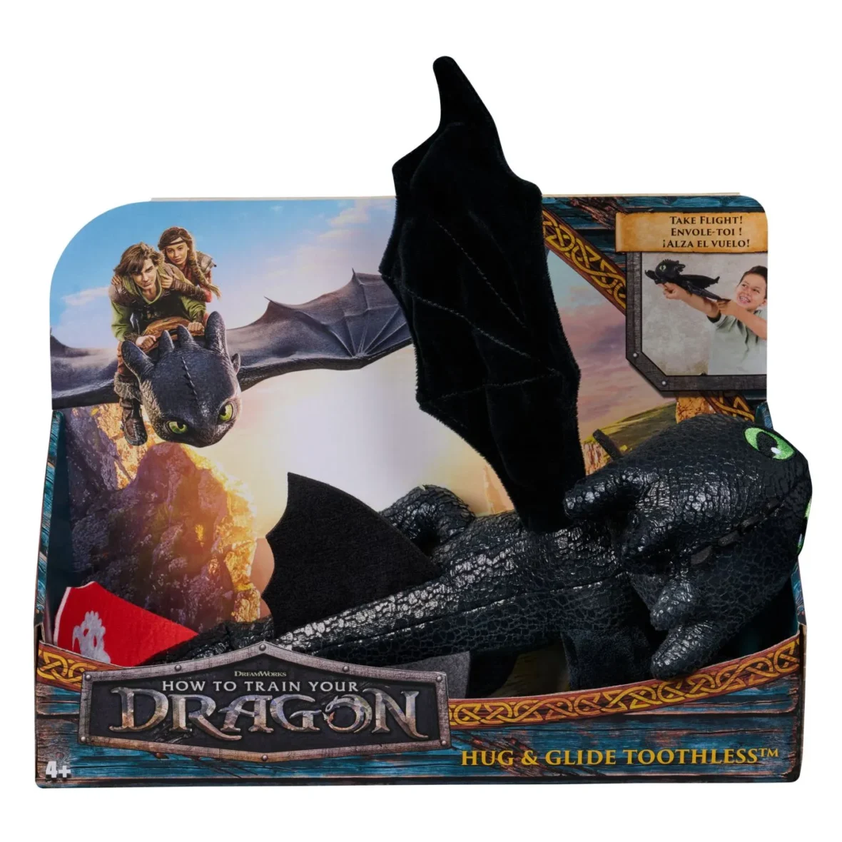 CUM SA ITI DRESEZI DRAGONUL HUG SI GLIDE FIGURINA DRAGON TOOTHLESS