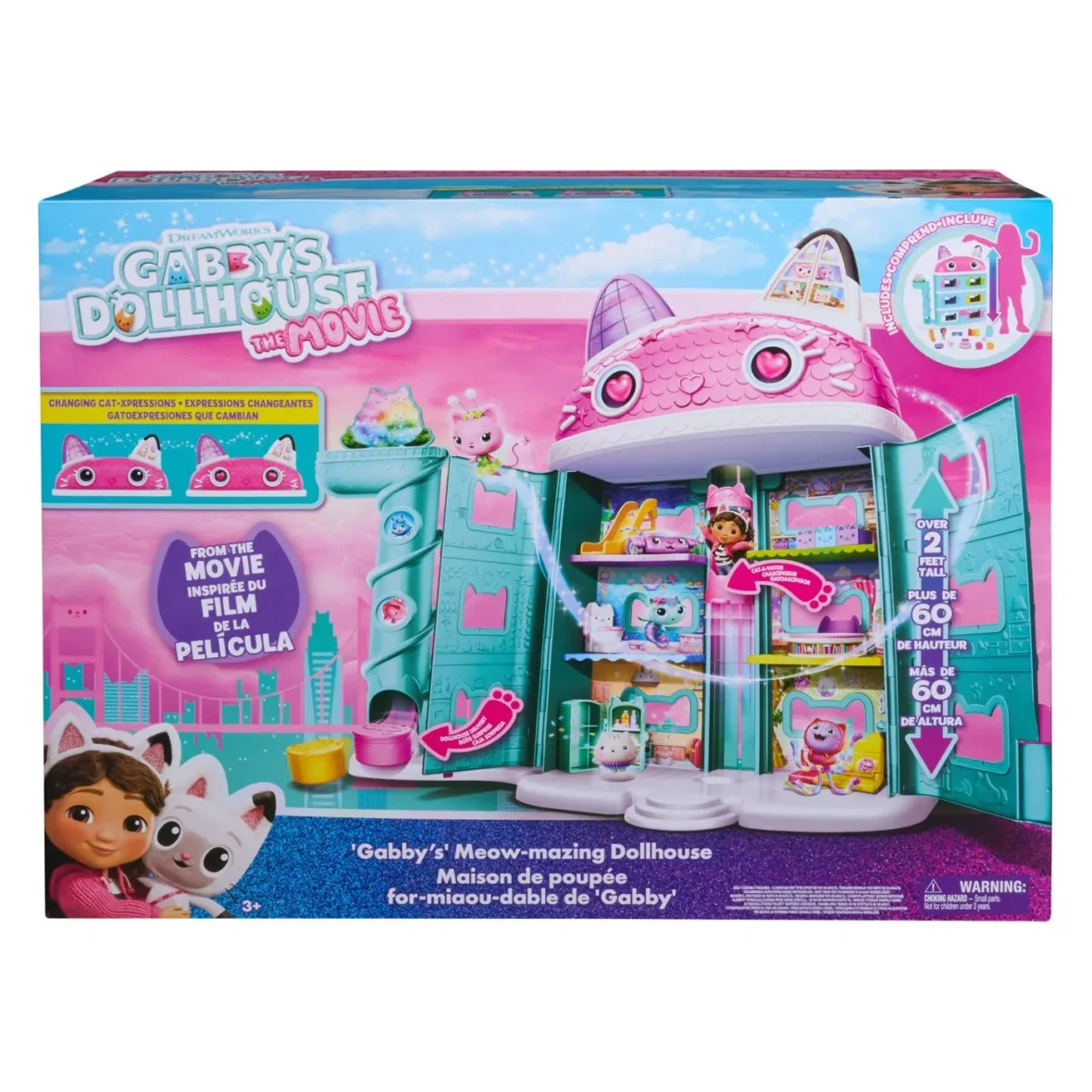 GABBYS DOLLHOUSE FILMUL CASA DE PAPUSI A LUI GABBYS MEOW MAZING CU ACCESORII