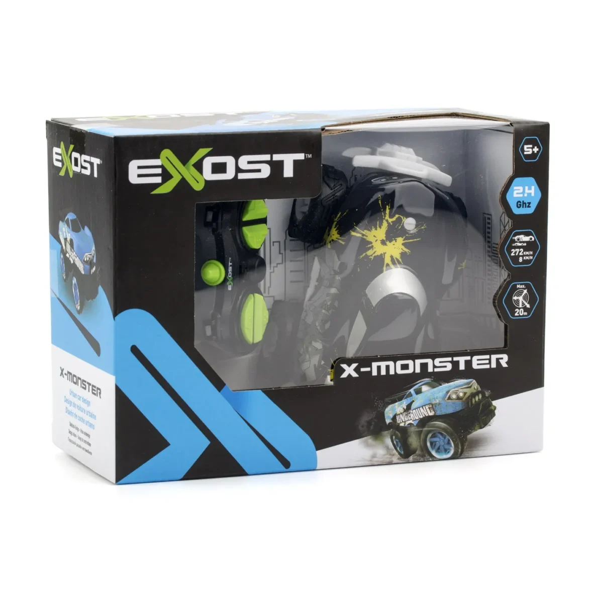 SILVERIT EXOST MASINA CU TELECOMANDA X MONSTER NEAGRA