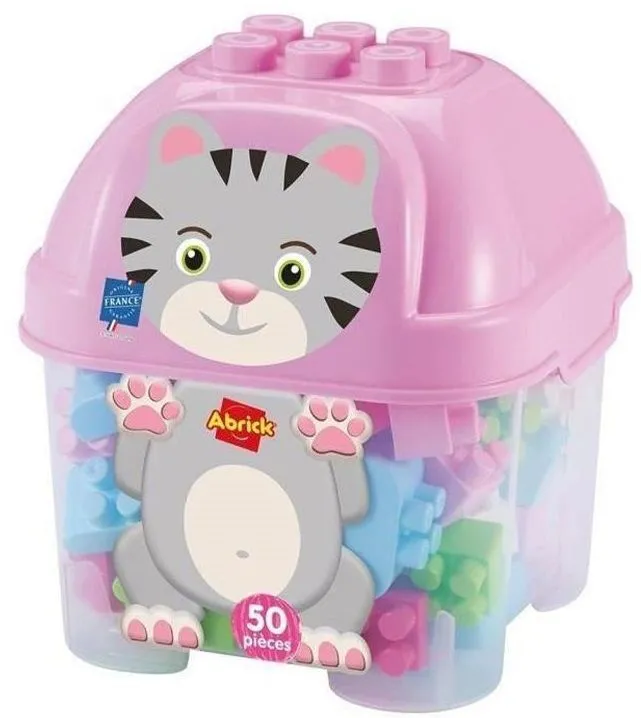 ECOIFFIER ABRICK SET CONSTRUCTIE PISICA 50 PIESE