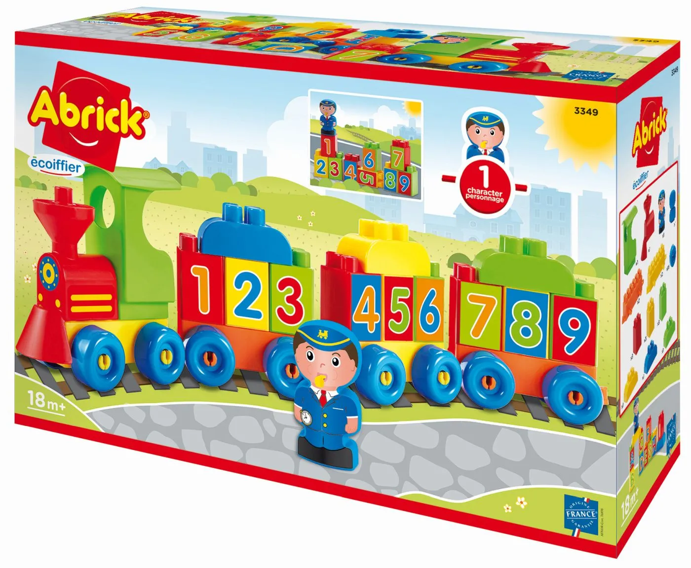 ECOIFFIER TREN CU CIFRE SI LITERE