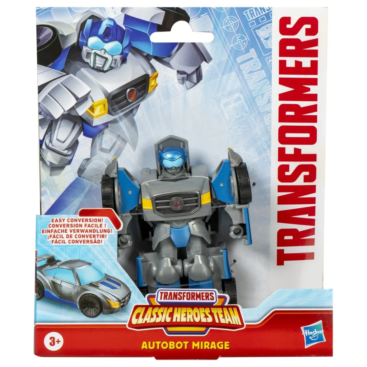 TRANSFORMERS CLASSIC HEROES TEAM ROBOT AUTOBOT MIRAGE CONVERTIBIL