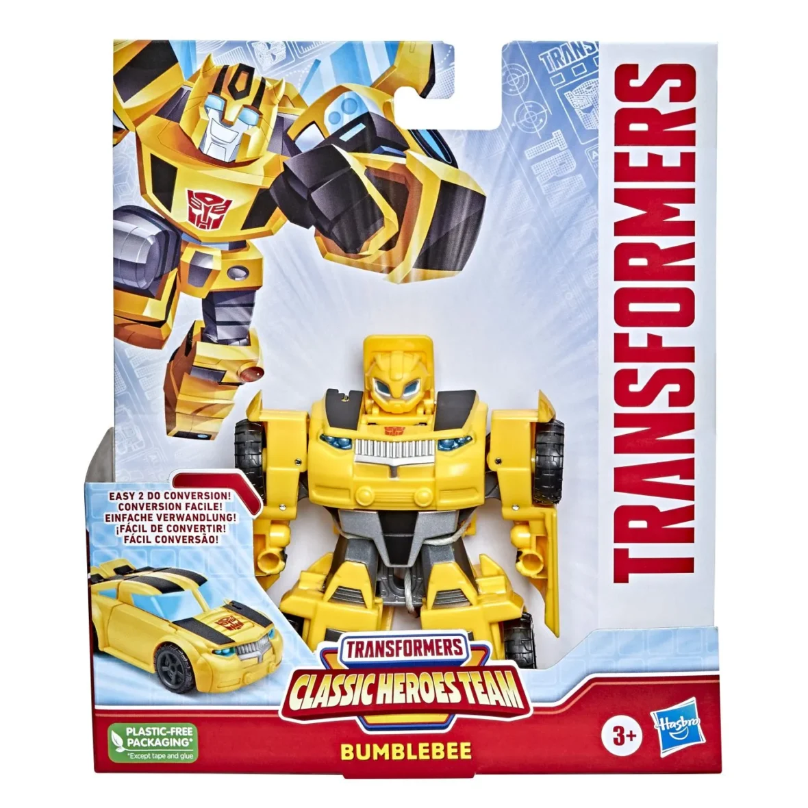 TRANSFORMERS CLASSIC HEROES TEAM ROBOT BUMBLEBEE CONVERTIBIL