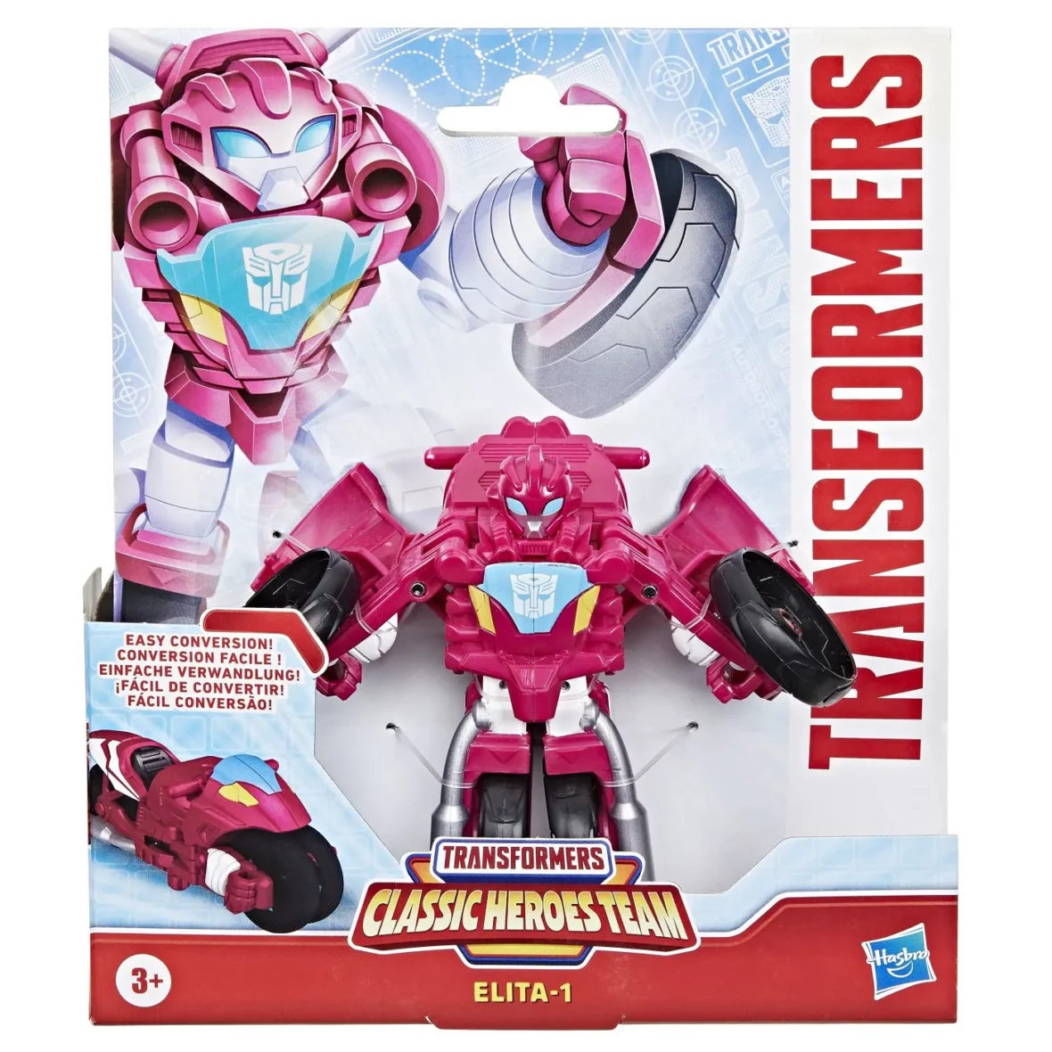 TRANSFORMERS CLASSIC HEROES TEAM ROBOT ELITA 1 CONVERTIBIL