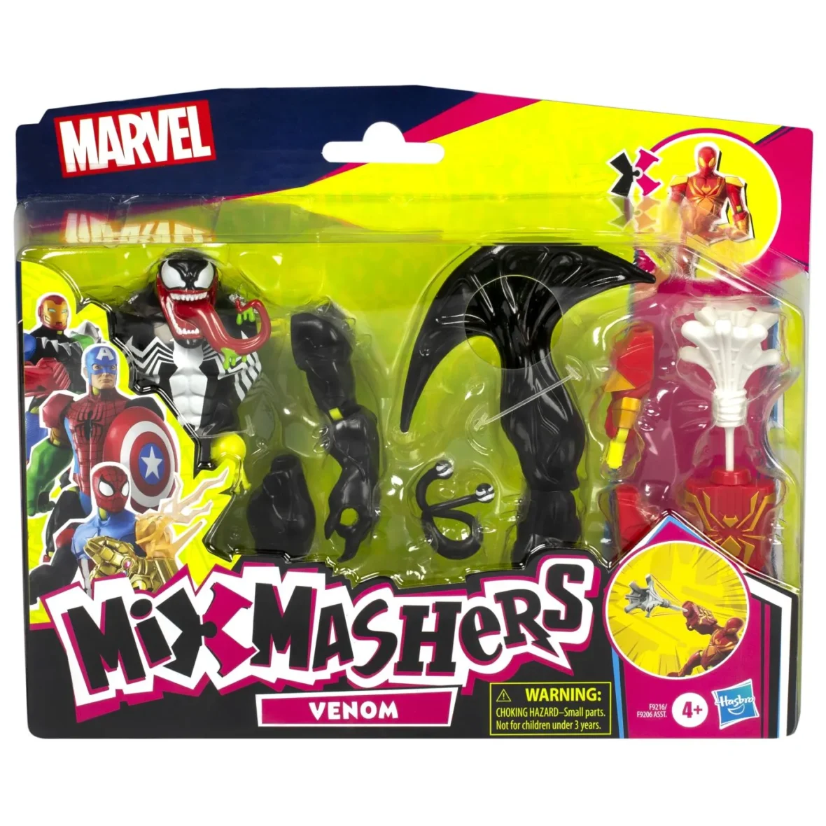 MARVEL AVENGERS MIX MASHERS FIGURINA VENOM CU ACCESORII 12CM