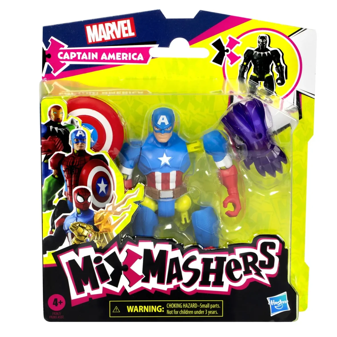 MARVEL AVENGERS MIX MASHERS FIGURINA CAPITAN AMERICA 12CM