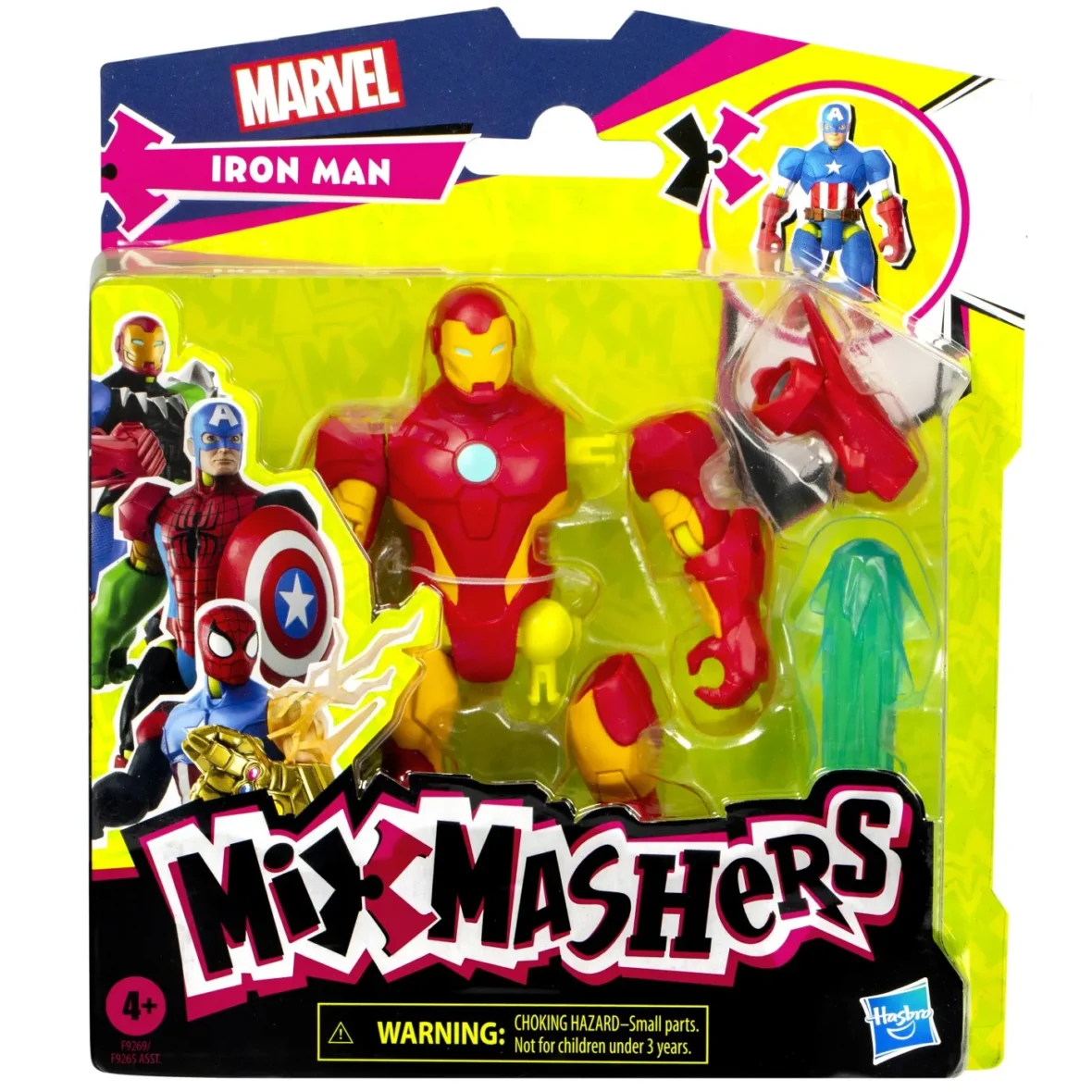 MARVEL AVENGERS MIX MASHERS FIGURINA IRON MAN 12CM