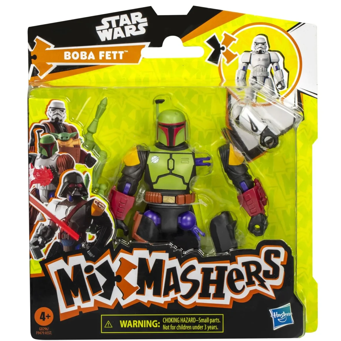 STAR WARS MIX MASHERS SET FIGURINA BOBA FETT 12CM SI ACCESORII
