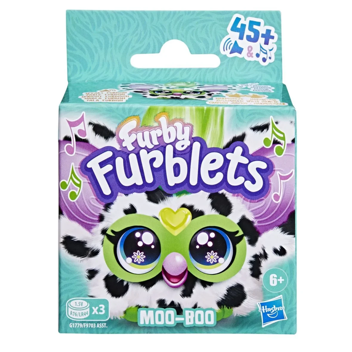 FURBY FURBLETS JUCARIE INTERACTIVA MOO-BOO