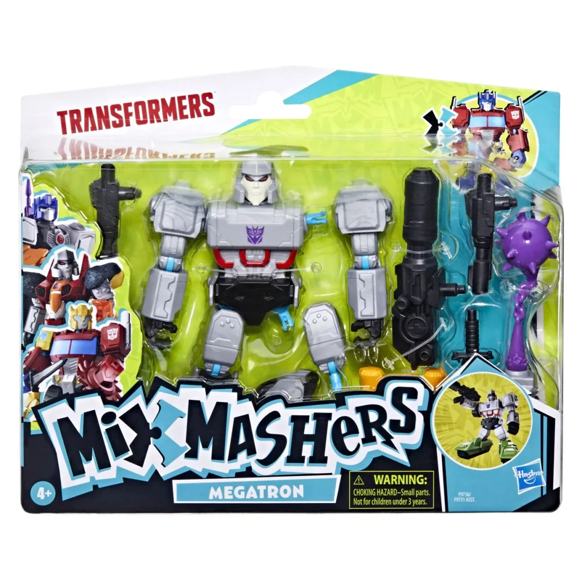 TRANSFORMERS MIX MASHERS SET FIGURINA MEGATRON 12CM SI ACCESORII