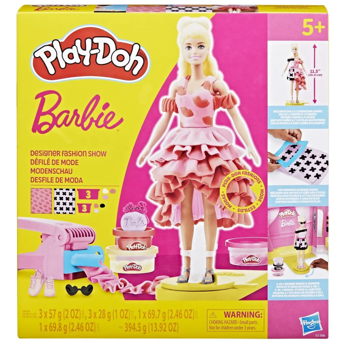 PLAY DOH BARBIE SET PLASTELINA PREZENTARE DE MODA A DESIGNERILOR