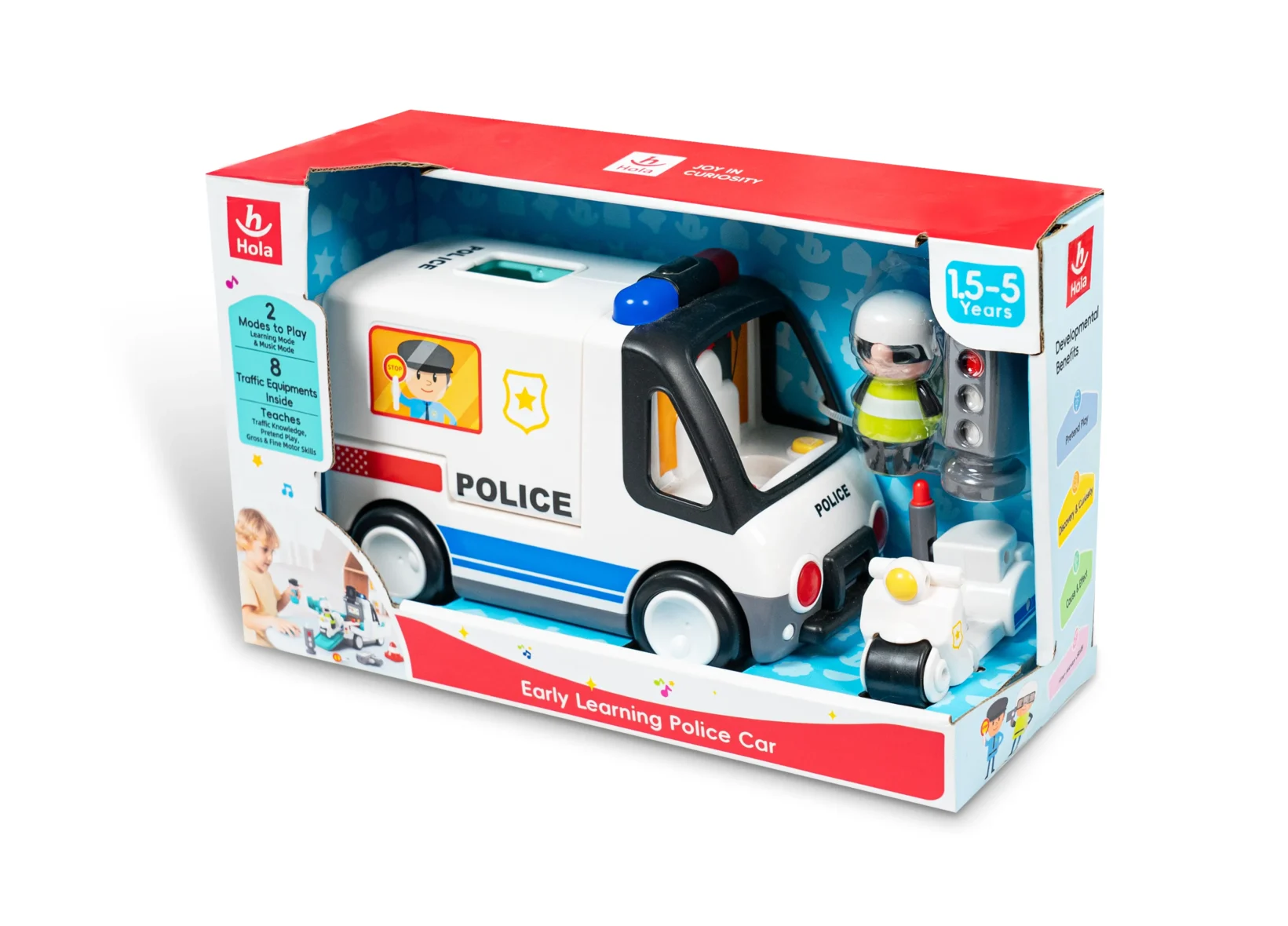 MASINA DE POLITIE EDUCATIVA 2IN1