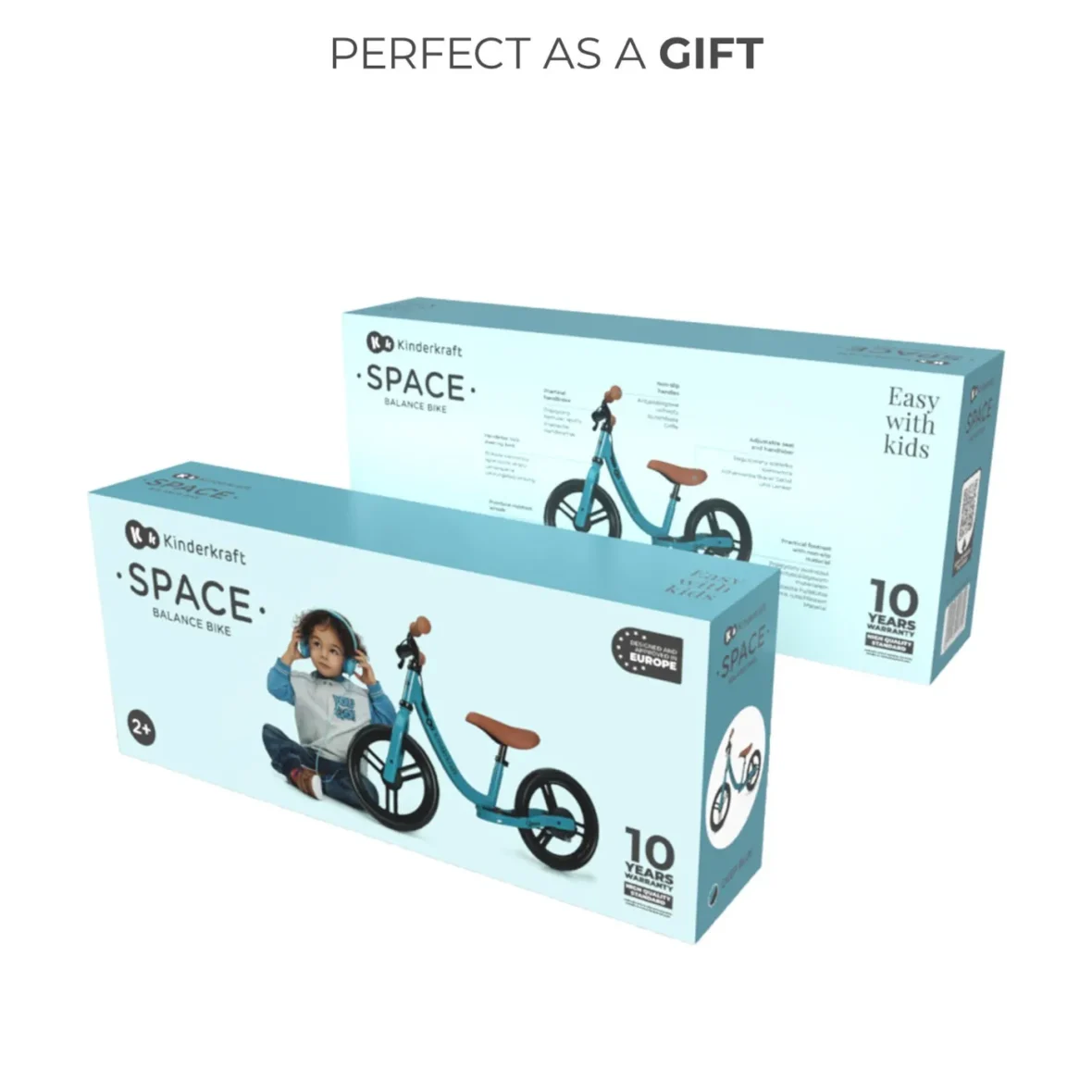 BICICLETA FARA PEDALE KINDERKRAFT SPACE DARK BLUE