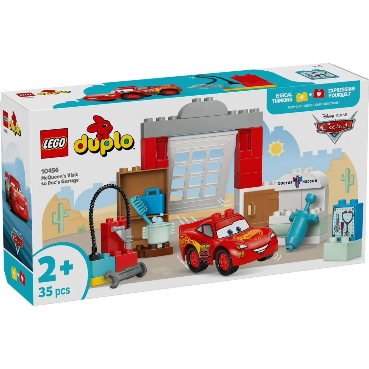 LEGO DUPLO VIZITA LUI MCQUEEN LA GARAJUL LUI DOC 10456