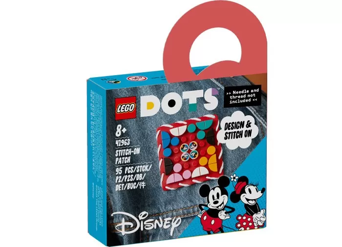 LEGO DOTS PATCH MICKEY MOUSE SI MINNIE MOUSE 41963