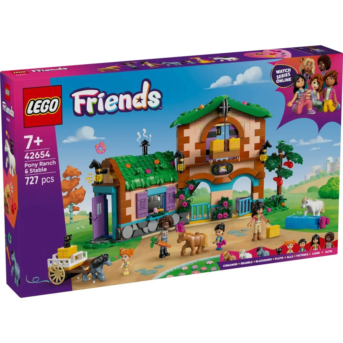 LEGO FRIENDS FERMA SI GRAJD PENTRU PONEI 42654