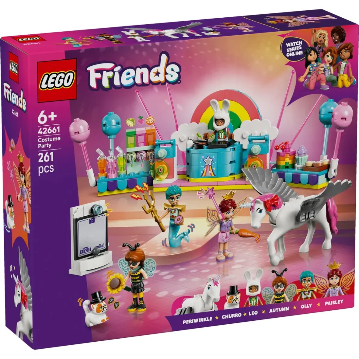 LEGO FRIENDS BAL MASCAT CU UNICORNUL SI ZANA 42661