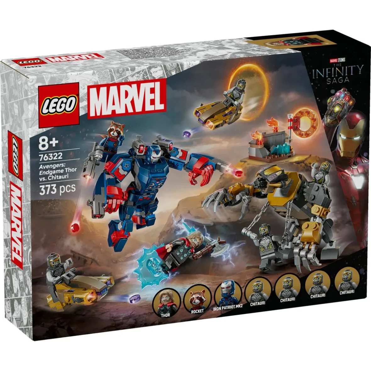 LEGO MARVEL RAZBUNATORII THOR VS CHITAURI SFARSITUL JOCULUI 76322