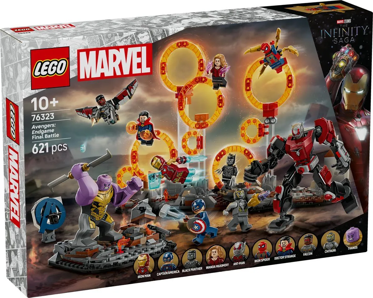LEGO SUPER HEROES RAZBUNATORII SFARSITUL JOCULUI BATALIA FINALA 76323