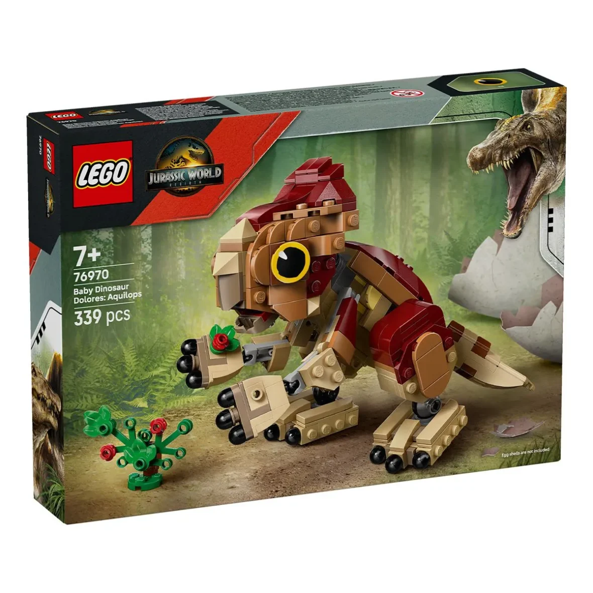 LEGO JURASSIC WORLD RENASTEREA PUIUL DE DINOZAUR DOLORES AQUILOPS 76970