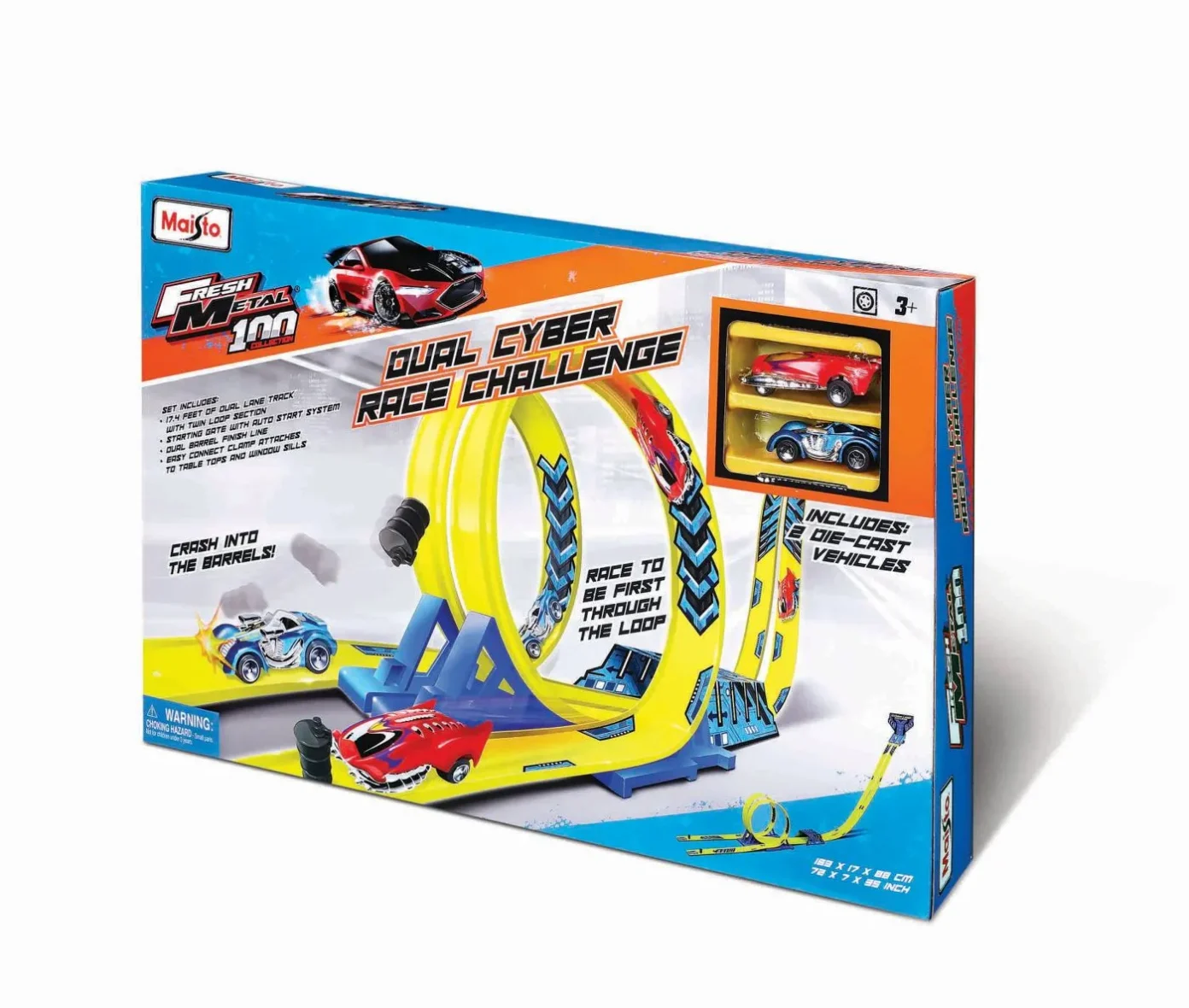 MAISTO POWER CIRCUIT RACEWAY CIRCUIT PROVOCAREA BUCLA DUBLA