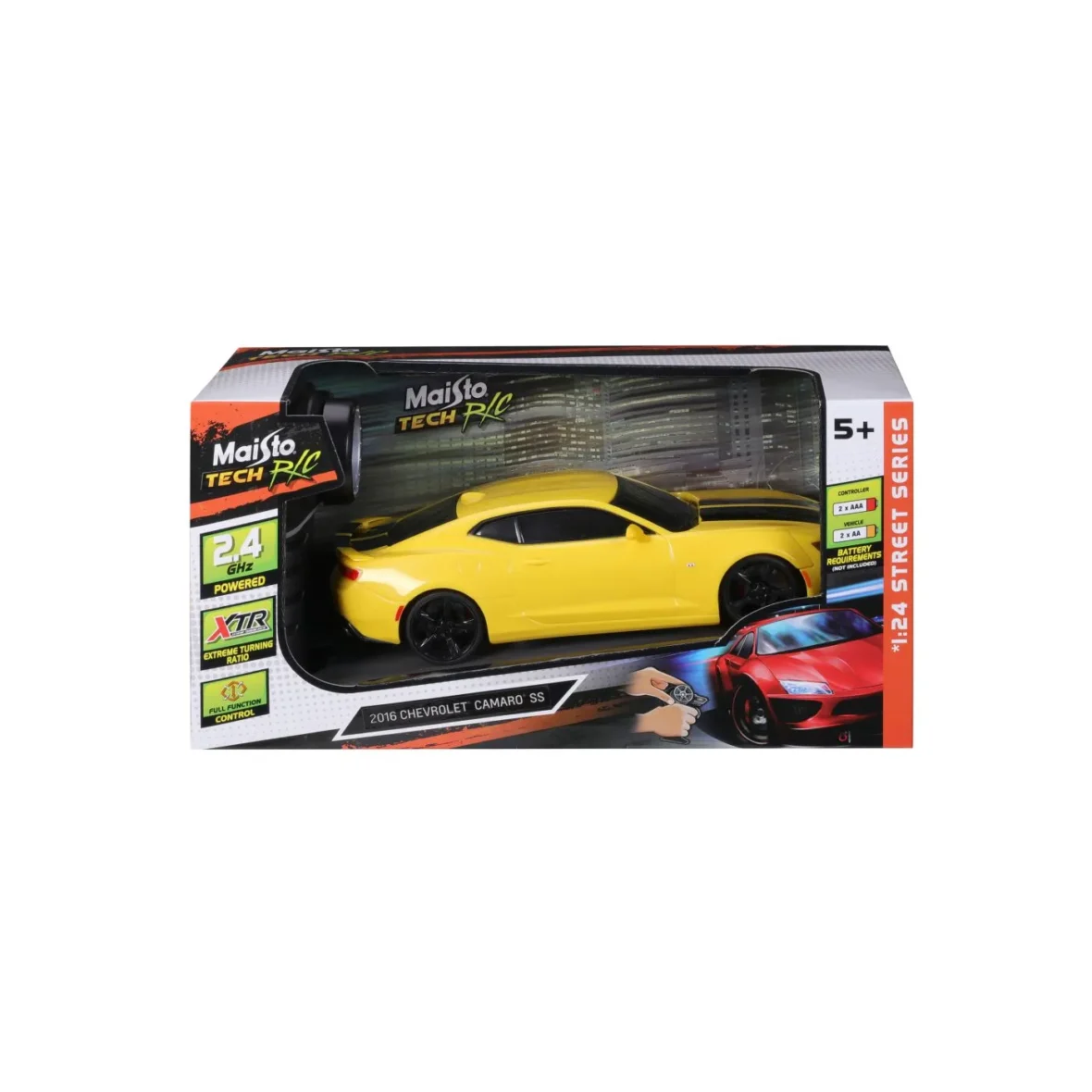MAISTO MASINUTA CU TELECOMANDA 2.4GHz CHEVROLET CAMARO SS 2016 SCARA 1 LA 24