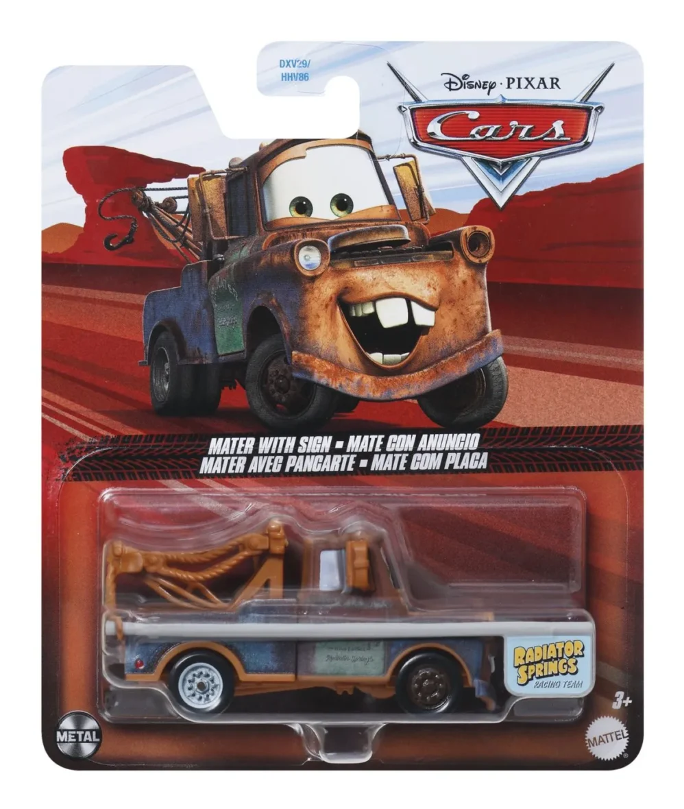 MASINUTA METALICA CARS3 PERSONAJUL MATER CU CARLIG